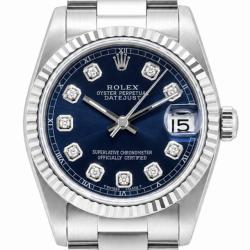 Rolex Datejust Oyster 68274 Blue Diamond DialWatch